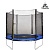 Батут DFC Trampoline Fitness 12 футов с сеткой (366см)
